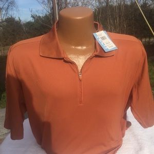 Men’s Life is Good 1/4 zip polo 100% Poly